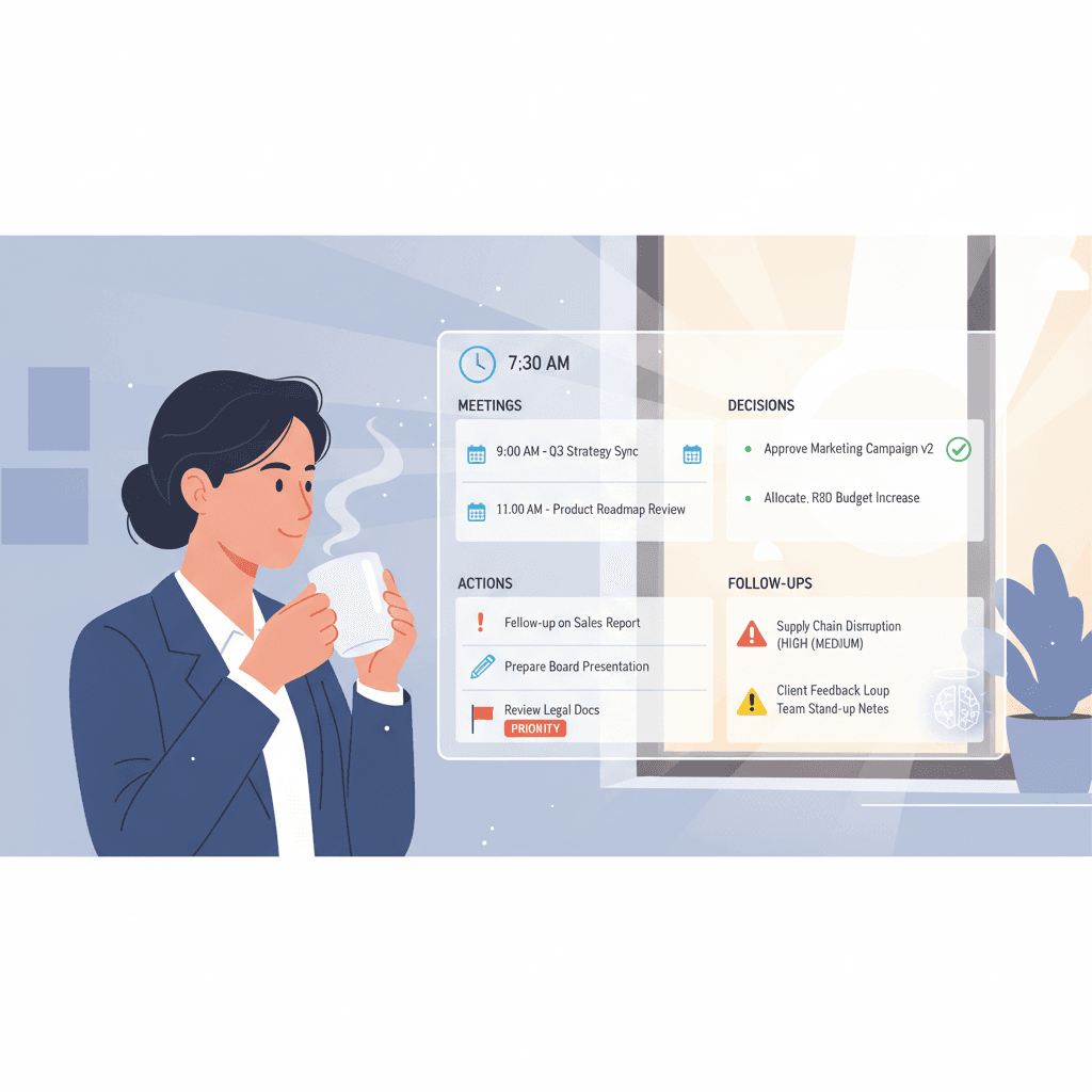 Daily Briefs for Executives: AI Prepares Your Day