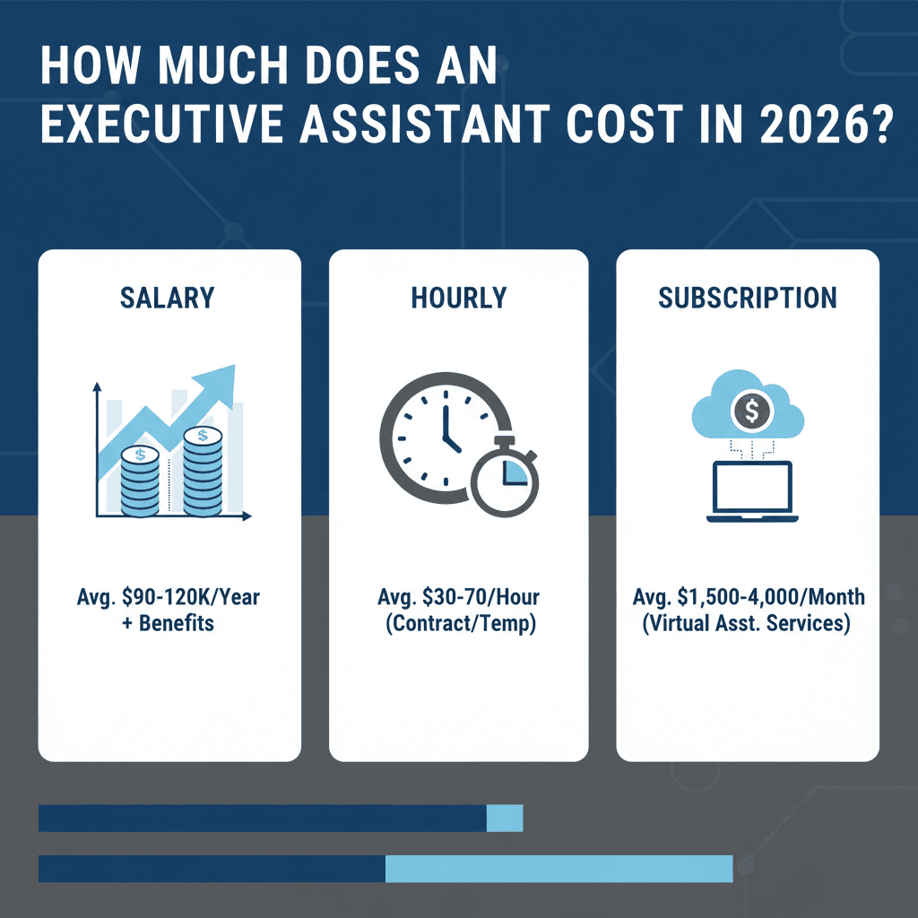 Executive Assistant Cost 2026: Full Breakdown (EA vs AI)