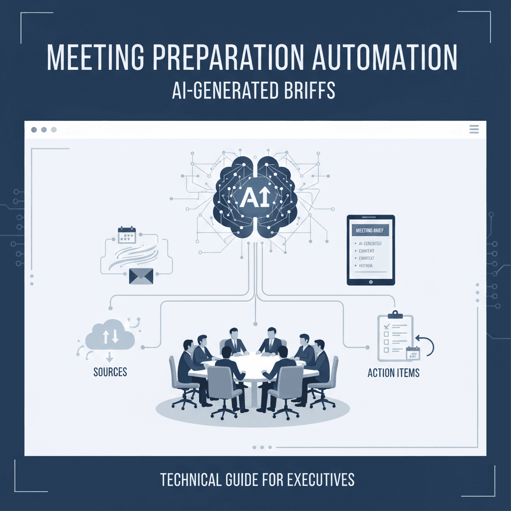 Automated Meeting Prep: AI Briefs That Save 20-30 Min Per Meeting