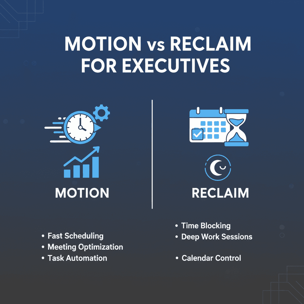 Motion vs Reclaim for Executives: Which AI Calendar Wins in 2026?