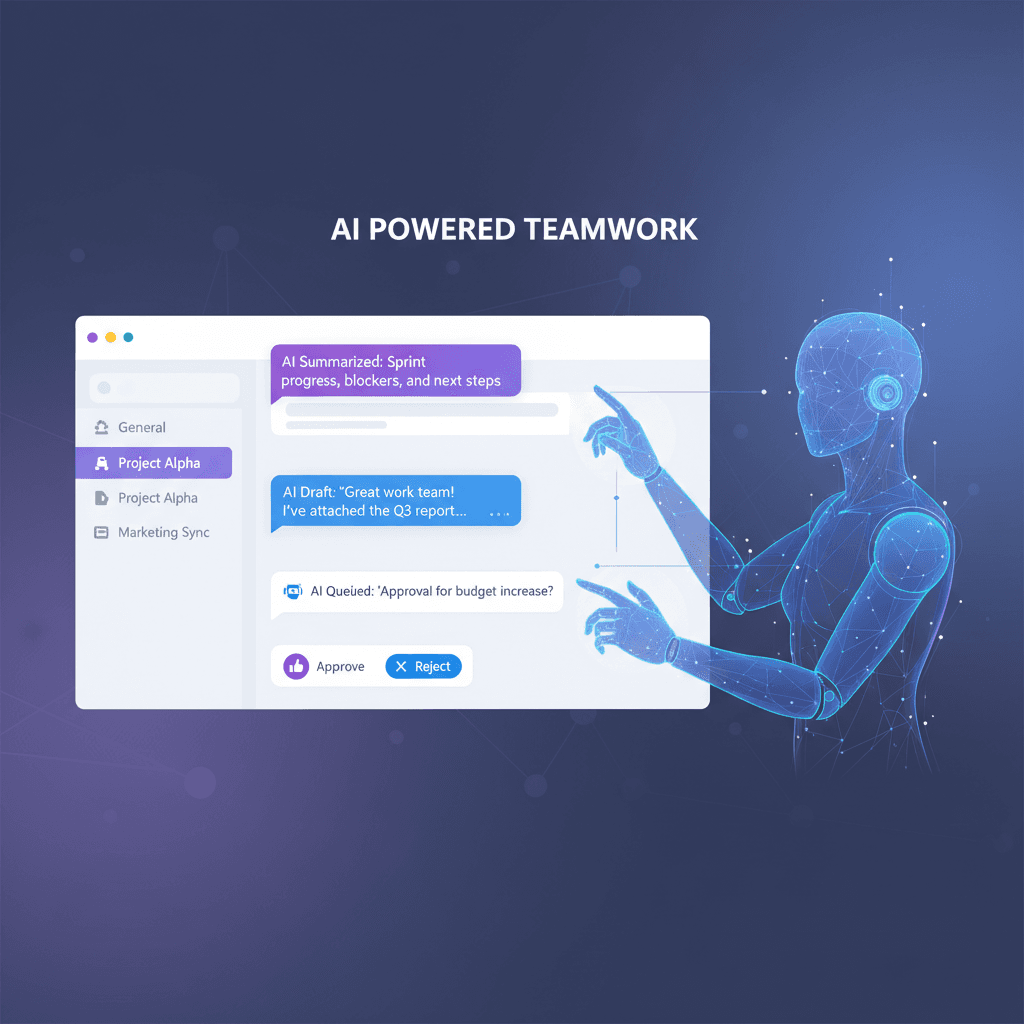 AI Assistant for Slack & Microsoft Teams: Team Comms Managed