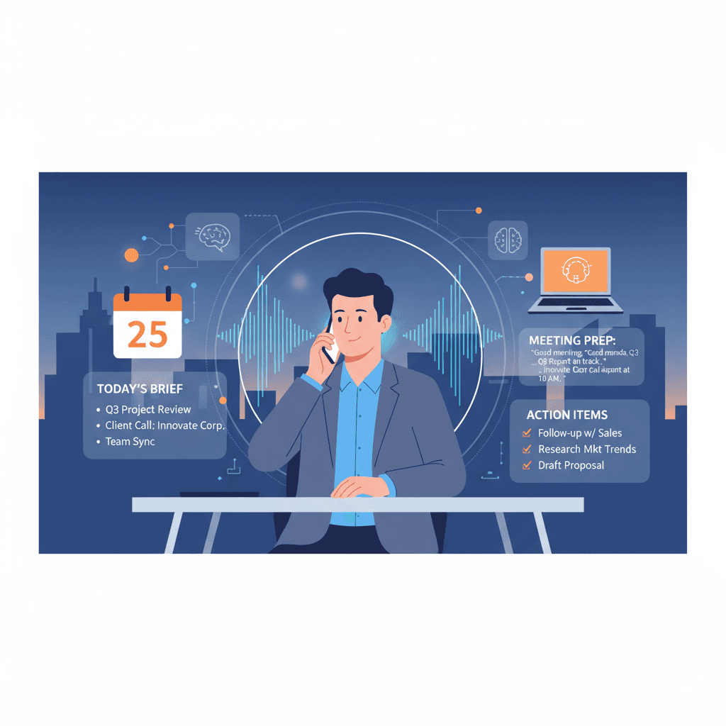 Voice Assistant for Executives: Daily Briefs & Updates on Demand